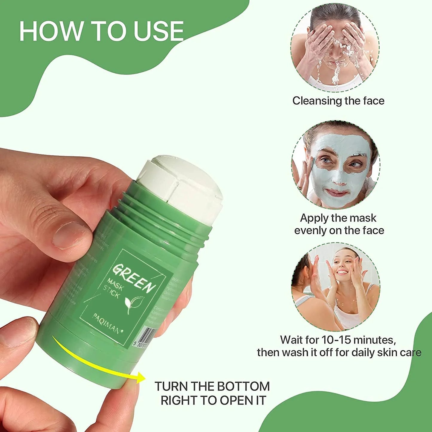 🔥Deep Cleanse Green Tea plant cleaning Mask