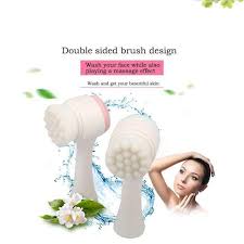 Silicone Facial Cleanser Brush Soft Bristles Silicone Face Brush