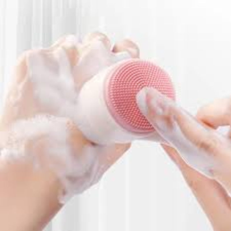 Silicone Facial Cleanser Brush Soft Bristles Silicone Face Brush