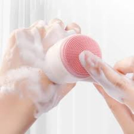 Silicone Facial Cleanser Brush Soft Bristles Silicone Face Brush