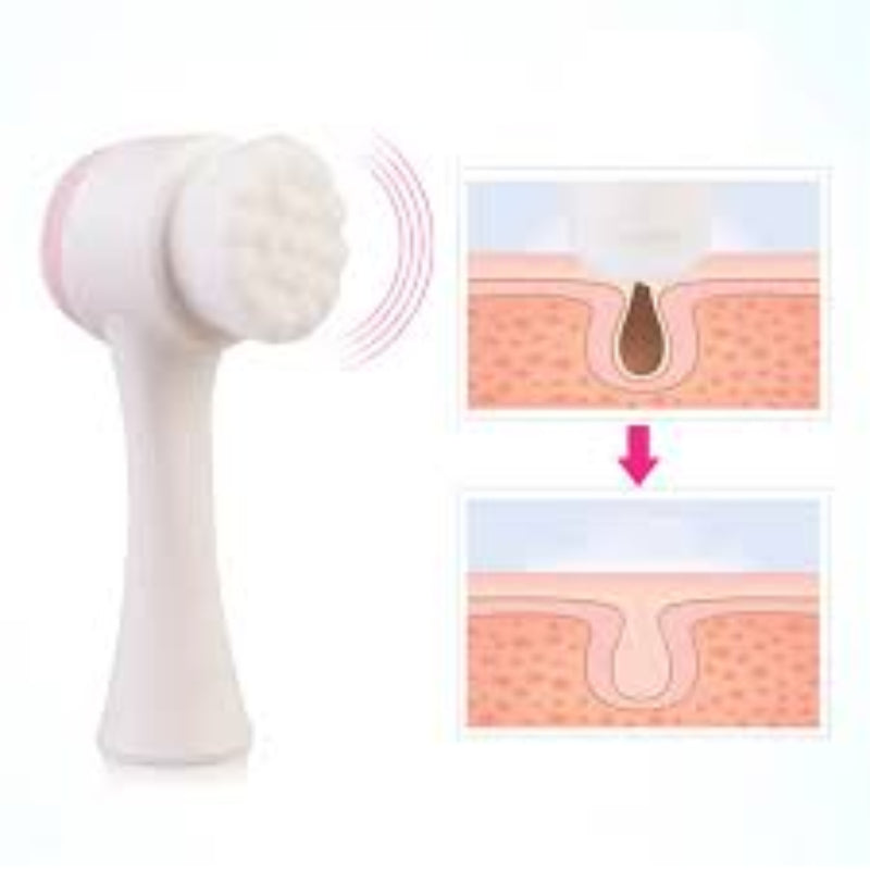 Silicone Facial Cleanser Brush Soft Bristles Silicone Face Brush