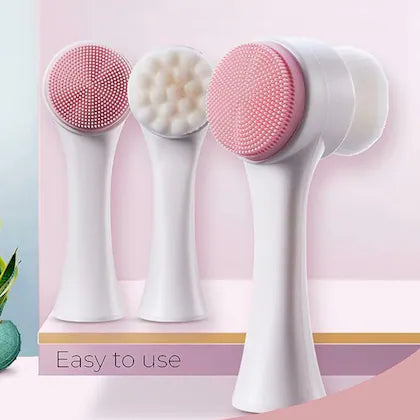 Silicone Facial Cleanser Brush Soft Bristles Silicone Face Brush